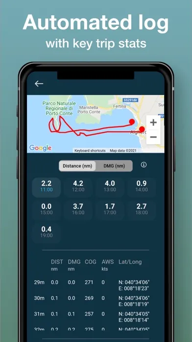 Скриншоты BoatPing Sailing Logbook